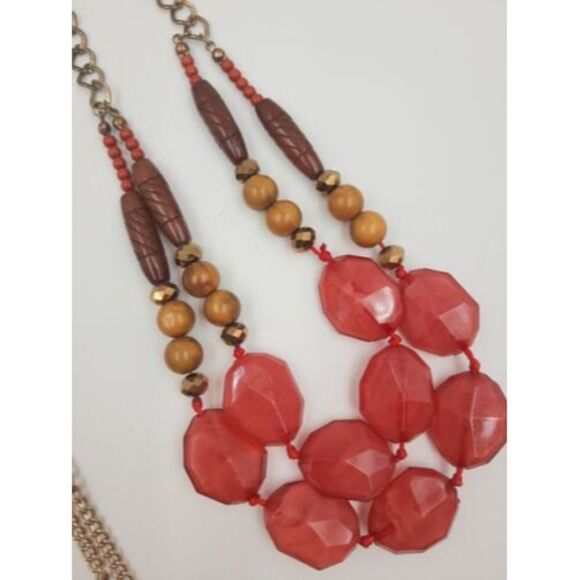 LOT of 4 Statement Necklaces Costume Jewelry-Various sizes - Picture 6 of 6